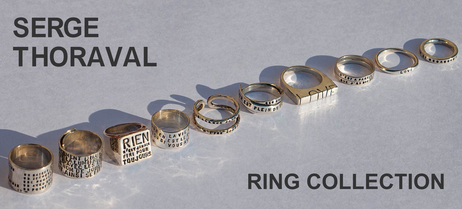 SERGE THORAVAL｜RING COLLECTION｜H.P.FRANCE公式サイト
